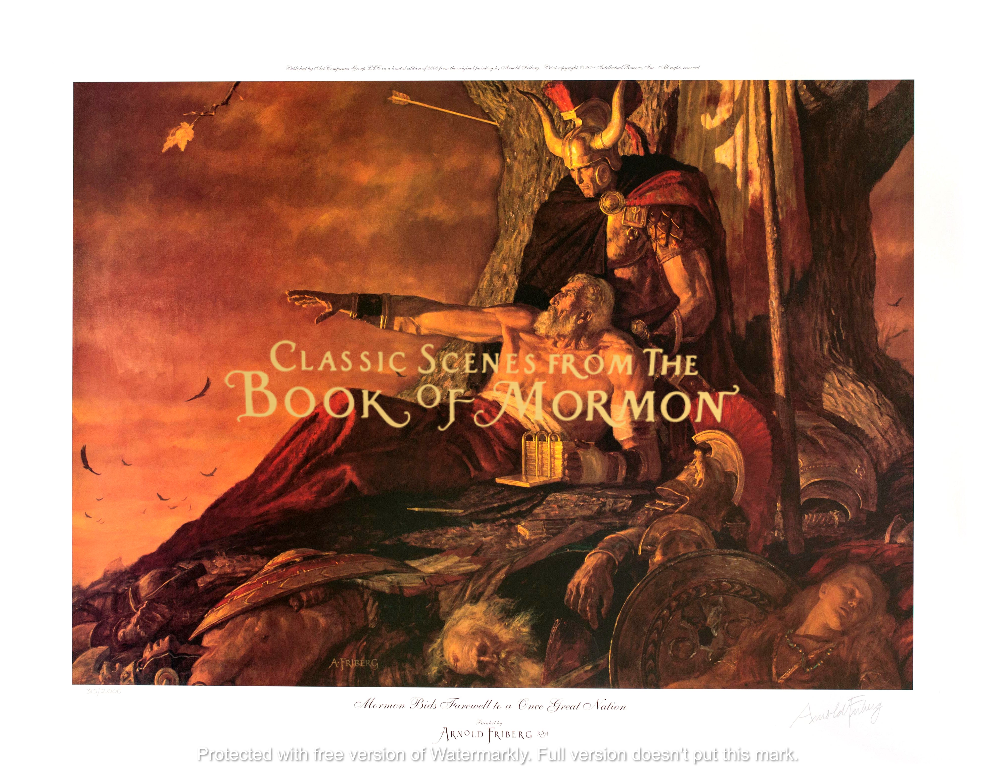 Complete Set: 12 Book of Mormon Lithographs